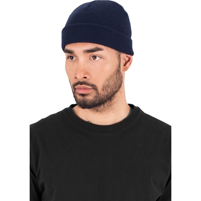 Urban Classics Шапка бийни в тъмносин цвят Heavyweight BeanieUB-1500KC-00155 - Тъмносин, размер one size