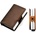 HARAHU MINI WALLET Izmael Double ME-25396 - Тъмно Кафяво KP25396
