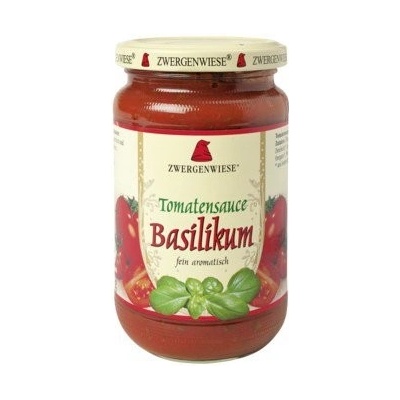 Zwergenwiese bio Rajčatová omáčka s bazalkou 340 ml