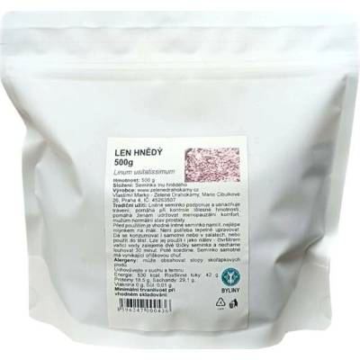 Zelené Drahokamy Lněné semínko hnědé 500 g