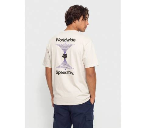 Fox Image print ss tee chalk