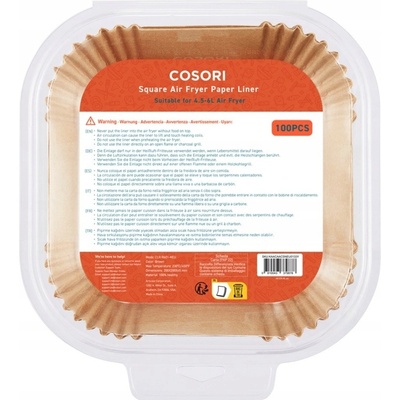 Cosori Papierové formy pre teplovzdušné fritézy 20cm 100 ks 4,5-6L