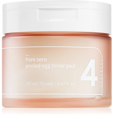 numbuzin No. 4 Pore Zero Peeled Egg Toner Pad ексфолиращи тампони за лице против мазна кожа и разширени пори 70 бр