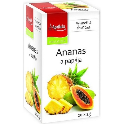 APOTHEKE Ananas a papája 20 x 2 g