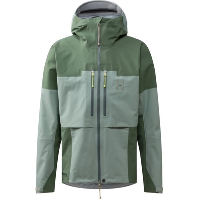 Haglöfs Мъжко водоустойчиво яке Haglöfs Spitz GTX Pro II Jacket Waterproof jacket - Dew Green / Chlorophyll Green - размер XXL (002-3540-0315)
