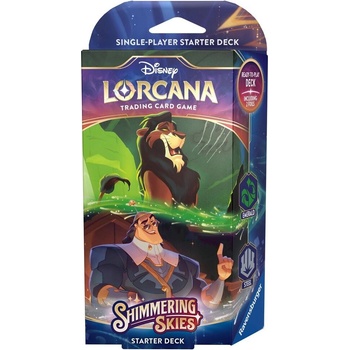 Ravensburger Disney Lorcana TCG: Shimmering Skies Starter Deck - Scar and Kronk (114236-1)