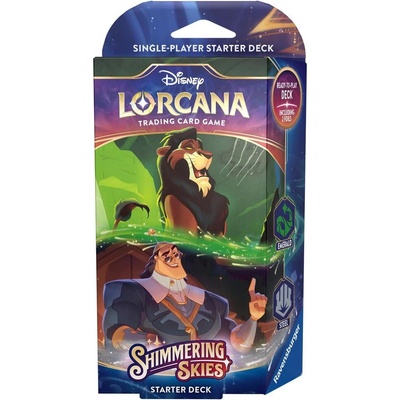 Ravensburger Disney Lorcana TCG: Shimmering Skies Starter Deck - Scar and Kronk (114236-1)
