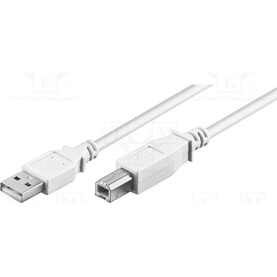 Goodbay 96186 USB 2.0 USB A vidlice, USB B vidlice, 1m, bílý