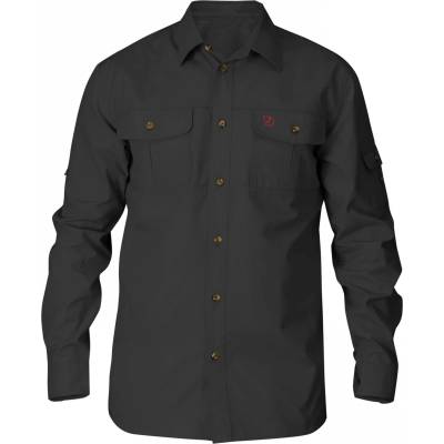 Fjällräven Мъжка риза с копчета Fjällräven Singi Trekking Shirt - Dark Grey (033-0583-0112)