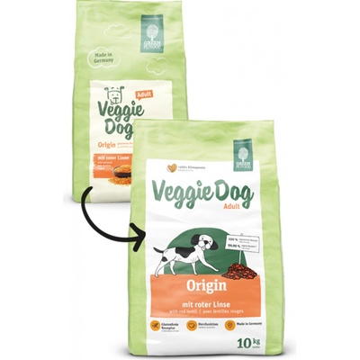 Green Petfood VeggieDog Origin 5 x 0,9 kg
