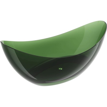 Mexen Vea горска независима прозрачна вана 180 x 80 cm, хромирана тапа - 58091808002 (58091808002)