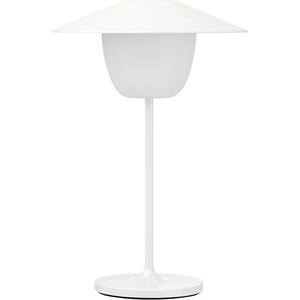 blomus Преносима настолна лампа ANI MINI, 21 см, LED, бял, алуминий, Blomus (BM67073)