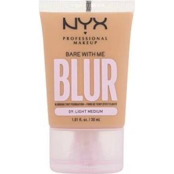 NYX Professional Makeup Bare With Me Blur Tint Foundation zmatňující make-up se středním krytím 09 light medium 30 ml