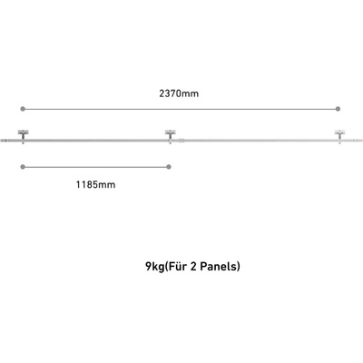 Anker SOLIX Pitched Roof Brackets скоби за монтаж на соларни панели на покрив, 2 броя (B5606341)