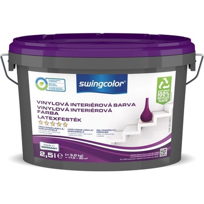 Swingcolor 2,5 l snehobiela polomatná