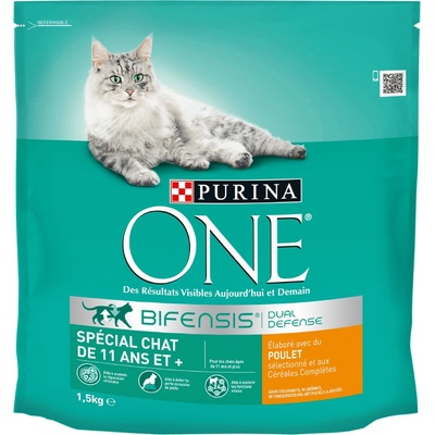 Purina ONE Bifensis Senior 11+ granule s kuřecím 2 x 1,5 kg