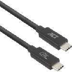 ACT Кабел USB-C - USB-C, 2 м / USB4, 20Gbps, 240W, сертифициран USB-IF (EWENT-ACT-CAB-AC7432) - cybertrade