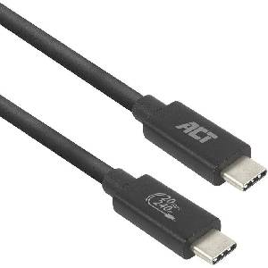ACT Кабел USB-C - USB-C, 2 м / USB4, 20Gbps, 240W, сертифициран USB-IF (EWENT-ACT-CAB-AC7432) - cybertrade