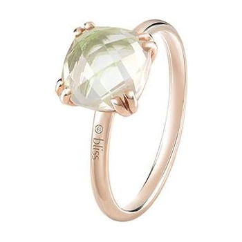 Bliss Златен пръстен с диамант и аметист Bliss 20092981 (20092981)