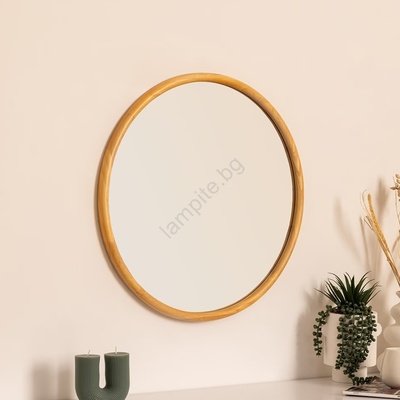 Atmosphera - Огледало KIM Ø 55 см каучуково дърво (P6635)