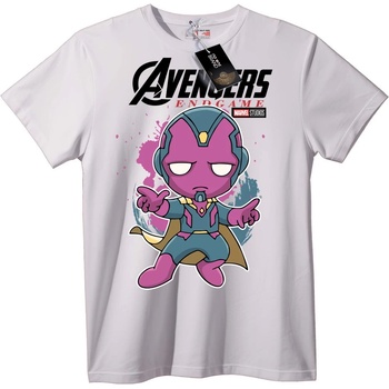 NOONEBRAND Тениска Avengers Endgame Chibi Thanos - 2XL, White
