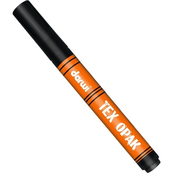 Darwi Tex Fabric Opak Marker Маркер за текстил Black 6 ml 1 бр (DA0160013100C)