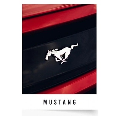 Plagát Autá: Mustang 21x30 - 100599