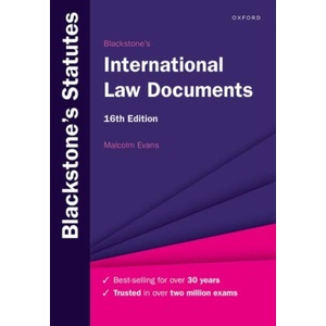 Blackstone's International Law Documents | Evans, Malcolm (ISBN: 9780198932680)