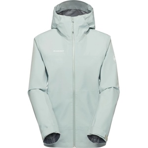 Mammut Дамско водоустойчиво яке Mammut Women's Crater Light Hardshell Hooded Jacket Waterproof jacket - Silver Sage (102-4439-0512)