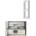 Горен отворен шкаф Line 20 cm дъб сонома