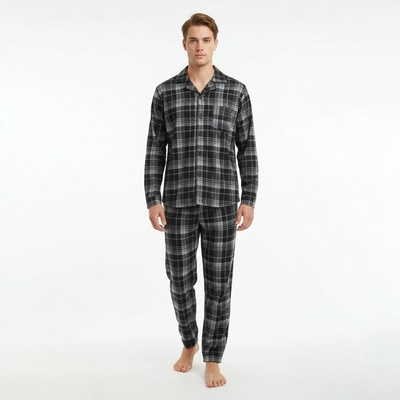 Gianvaglia pánske pyžamo (2502/black) viacfarebné