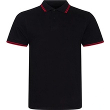 Just Polos pánska polokošeľa JP003 black red