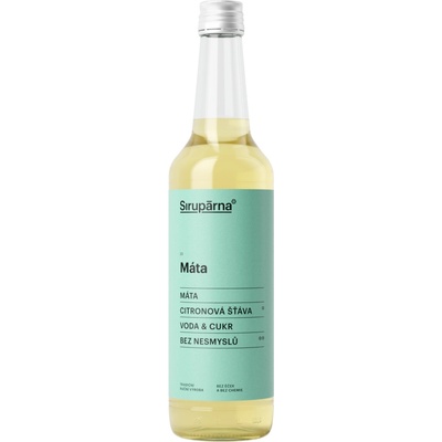 Sirupárna Domácí Mátový Sirup 0,5 l