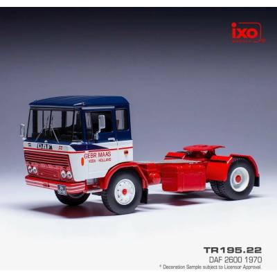 IXO DAF 2600 1970 Modrá/Červená 1:43