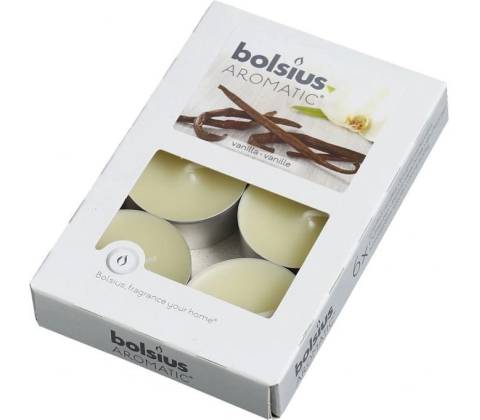 Bolsius aromatic Vanilla 6ks