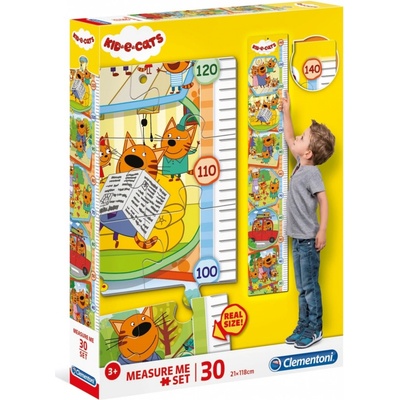 Clementoni Růstový metr Kid & Cats 20339 20335 30 dílků