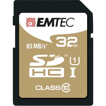 Image 1 of EMTEC Elite Gold+ SDHC 32GB Class 10 ECMSD32GHC10GP