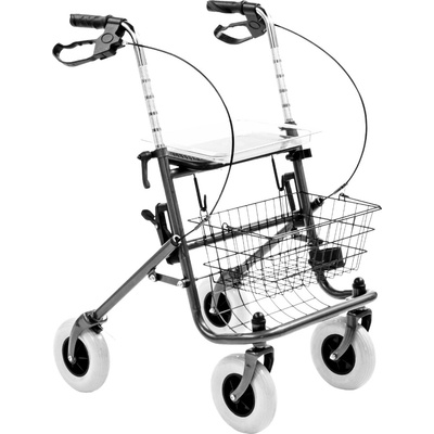 Weinberger Kolečkové skládací chodítko pro seniory s podnosem a košem RL-S41006 – Zboží Dáma