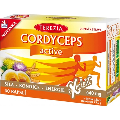 Terezia Cordyceps active kapslí 60