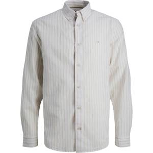 JACK & JONES Риза jprblusummer linen bl shield ls shirt ln