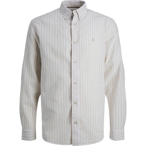 JACK & JONES Риза jprblusummer linen bl shield ls shirt ln