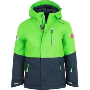 TROLLKIDS Детско ски яке Trollkids Kid's Hallingdal Jacket Winter jacket - Bright Green / Navy - размер 92 (EU) (703-2538-0111)