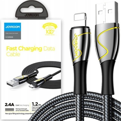 Joyroom S-2030K6 USB na Lightning, 2,4A, 2m, černý