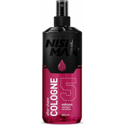 Nishman After Shave Cologne - kolínské vody po holení, 400 ml 05 VOLCANO