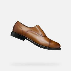 GEOX Кафяви мъжки официални обувки Geox Barberigo Geox | Kafyav | МЪЖЕ | 39