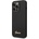 GUESS Liquid Silicone Metal Logo Case - силиконов (TPU) калъф за iPhone 14 Pro (черен)