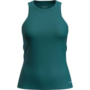 Icebreaker Дамски потник с широка презрамка Icebreaker Women's Merino Rib Lotus Tank Tank top - Tidal Teal - размер XL (916-3911-0315)