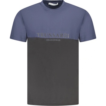 Trussardi Мъжка тениска с къс ръкав trussardi, Размер m, Цвят Синьо (tru25mts02_bl14nabl)