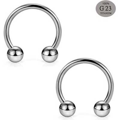Prosperk náušnice piercing do nosu septum stříbrný S4828