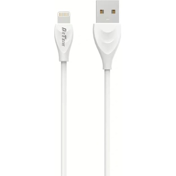 DeTech Кабел за данни DeTech DE-24i, Lightning (iPhone 5/6/7/SE), 1.0m, Бял - 14127